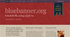 Desktop Screenshot of bluebanner.org