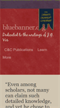Mobile Screenshot of bluebanner.org