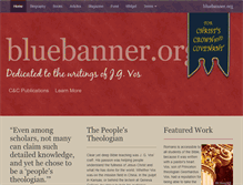 Tablet Screenshot of bluebanner.org
